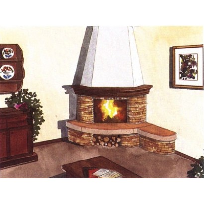 Облицовка CERVINIA dx (Palazzetti)_0 Облицовка CERVINIA dx (Palazzetti)_0