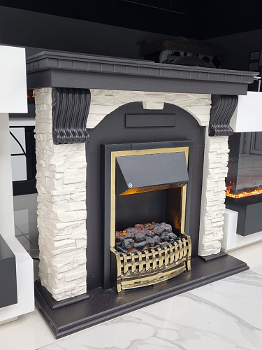 Биокамин Dimplex Luxemburg очаг Atherton сланец/темный дуб (каменный) (выставочный образец)_5 Биокамин Dimplex Luxemburg очаг Atherton сланец/темный дуб (каменный) (выставочный образец)_5